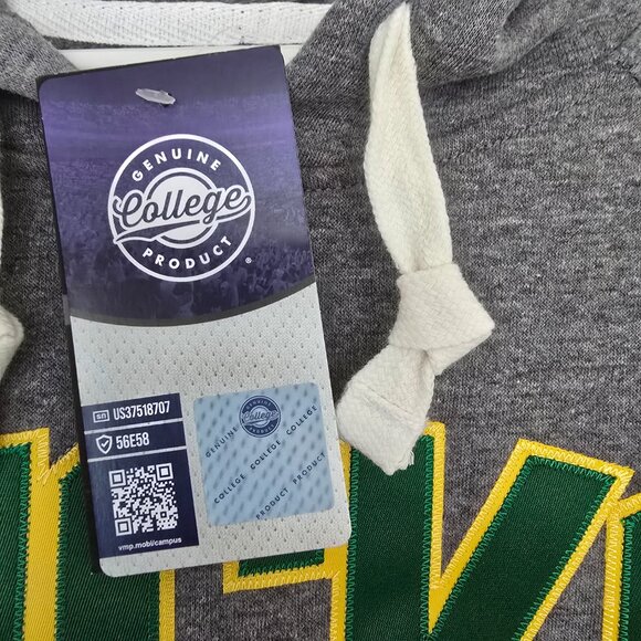 Oregon Ducks Men's Captivating Brand Pullover Embroidered Hoodie Gray Sz XL NWT - Picture 4 of 8